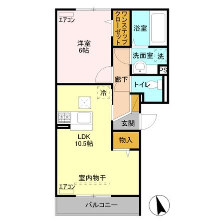 ラフェリアの物件間取画像